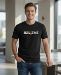 Regular Fit Cotton Tshirts for Man - Black