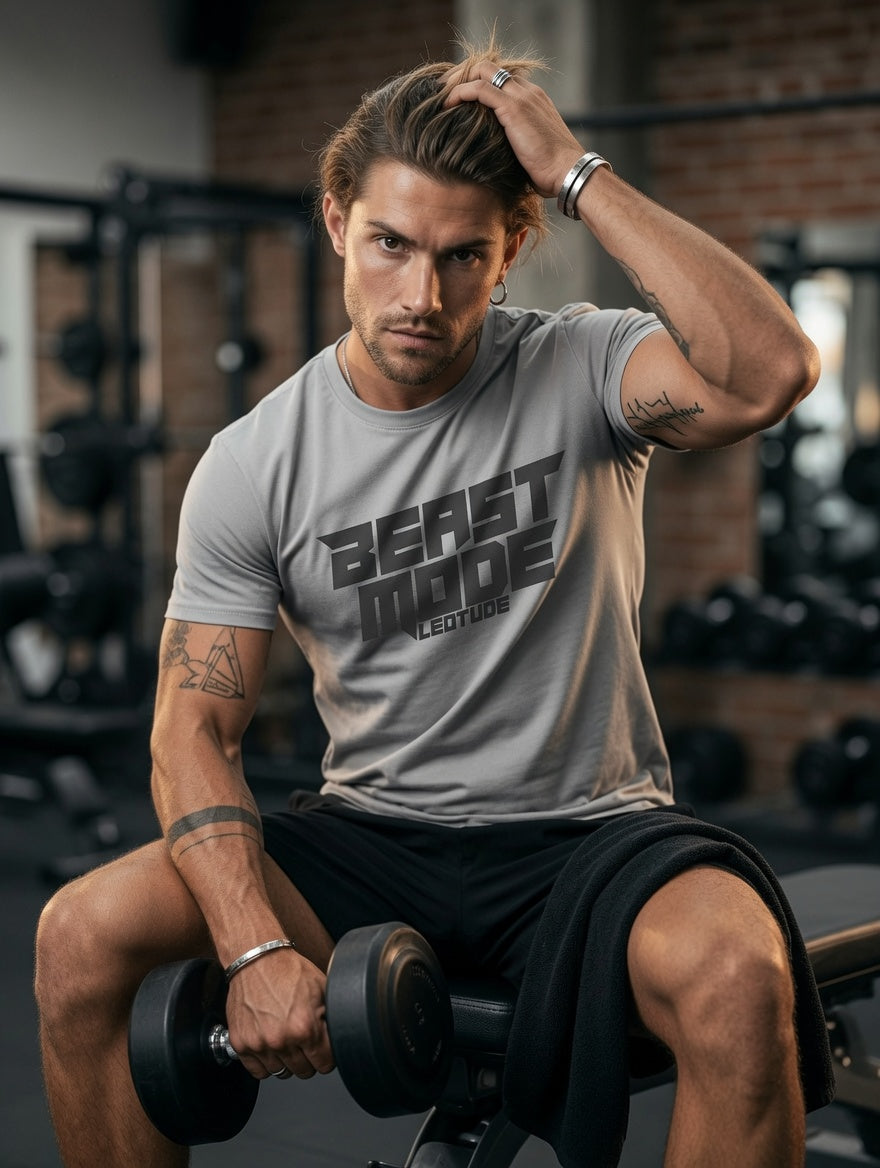 Regular Fit Half Sleeve Round Neck Cottonblend Tshirt for Men