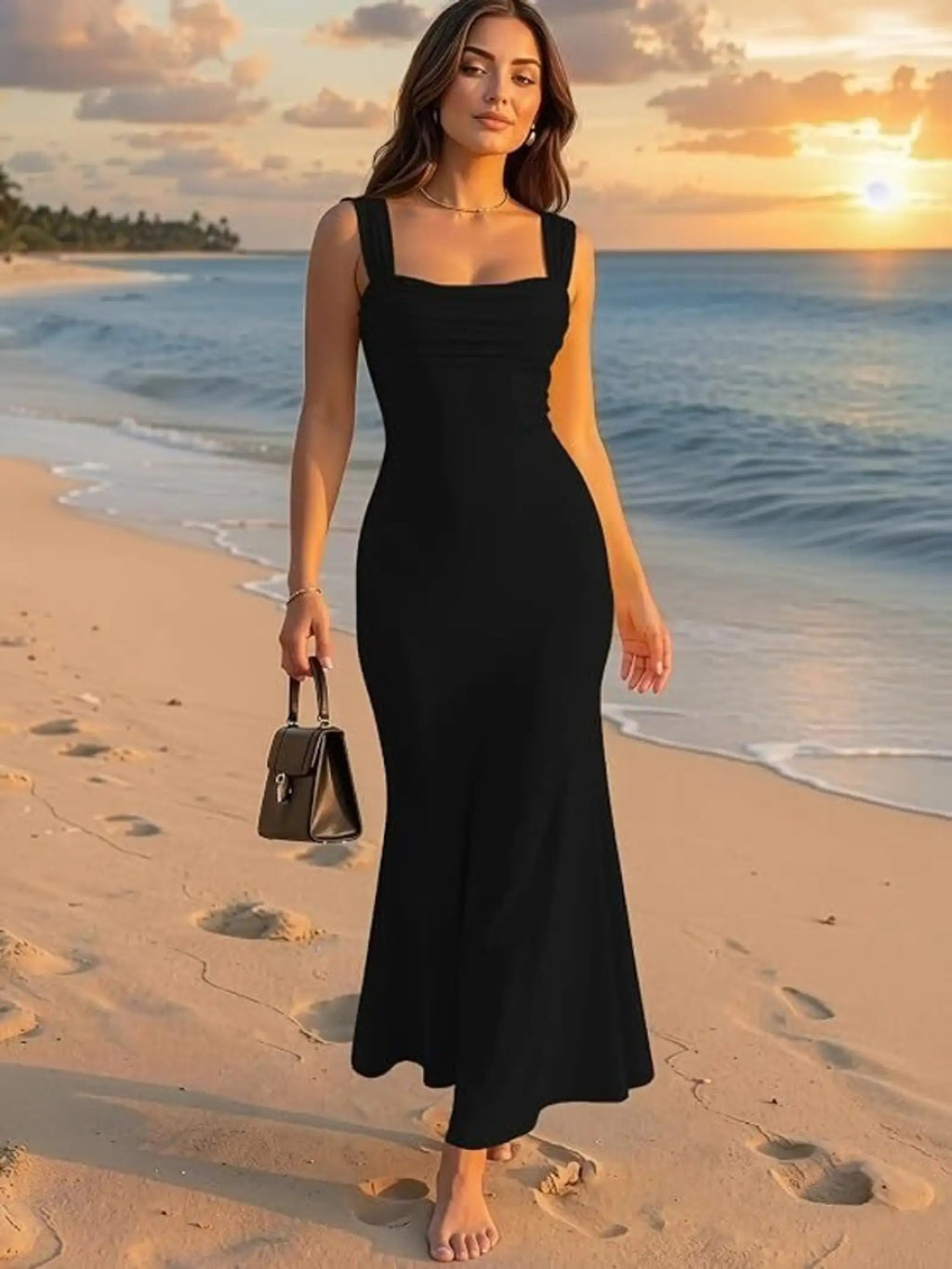 Women Bodycon Full Length Dress