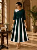 Women A-line Midi/Calf Length Dress