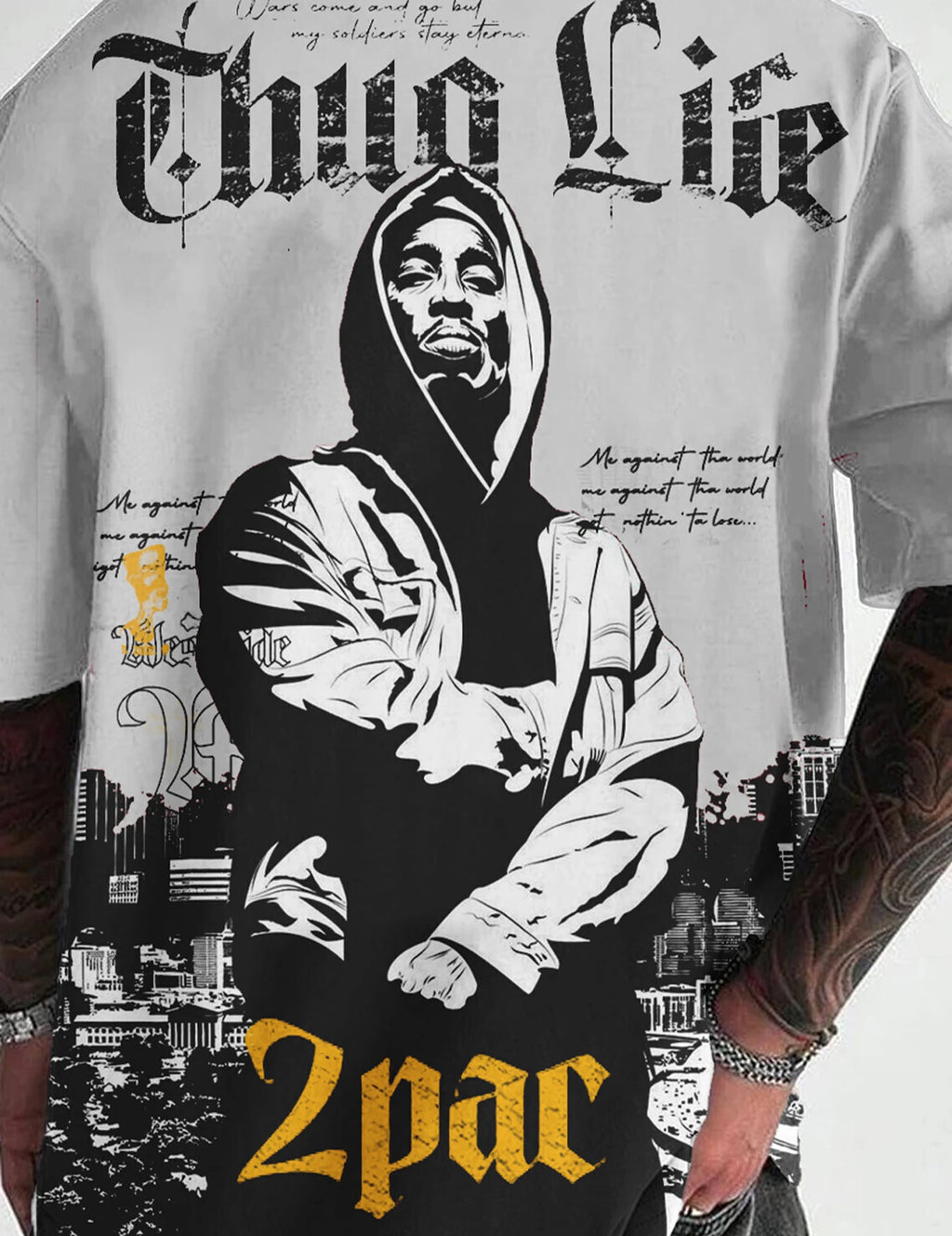 Force Men Graphic Print Round Neck Polyester Grey T-Shirt