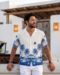 Men Relaxed Fit Printed Spread Collar Casual Shirt