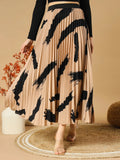 Women Self Design A-line Skirt
