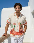 Men Relaxed Fit Printed Beach Wear Shirt