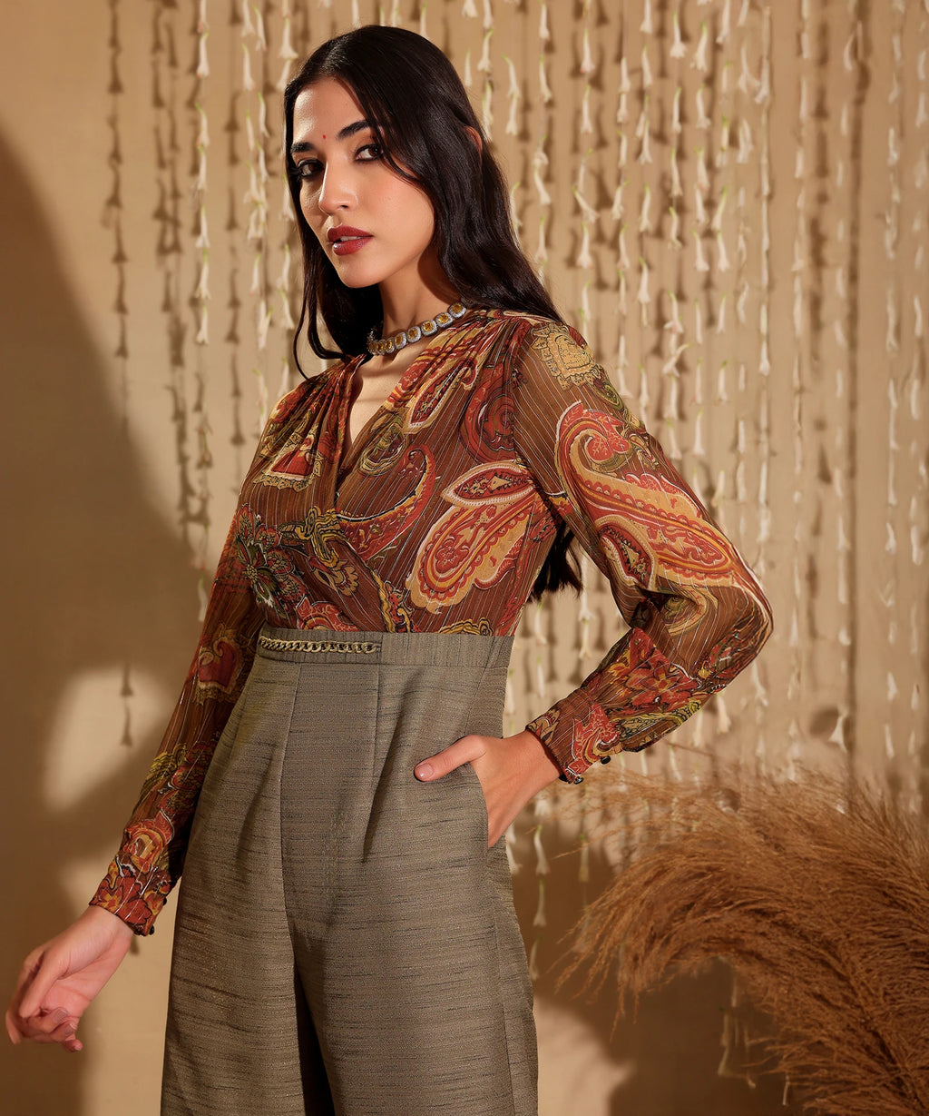 Multicolor Printed Women Jumpsuit