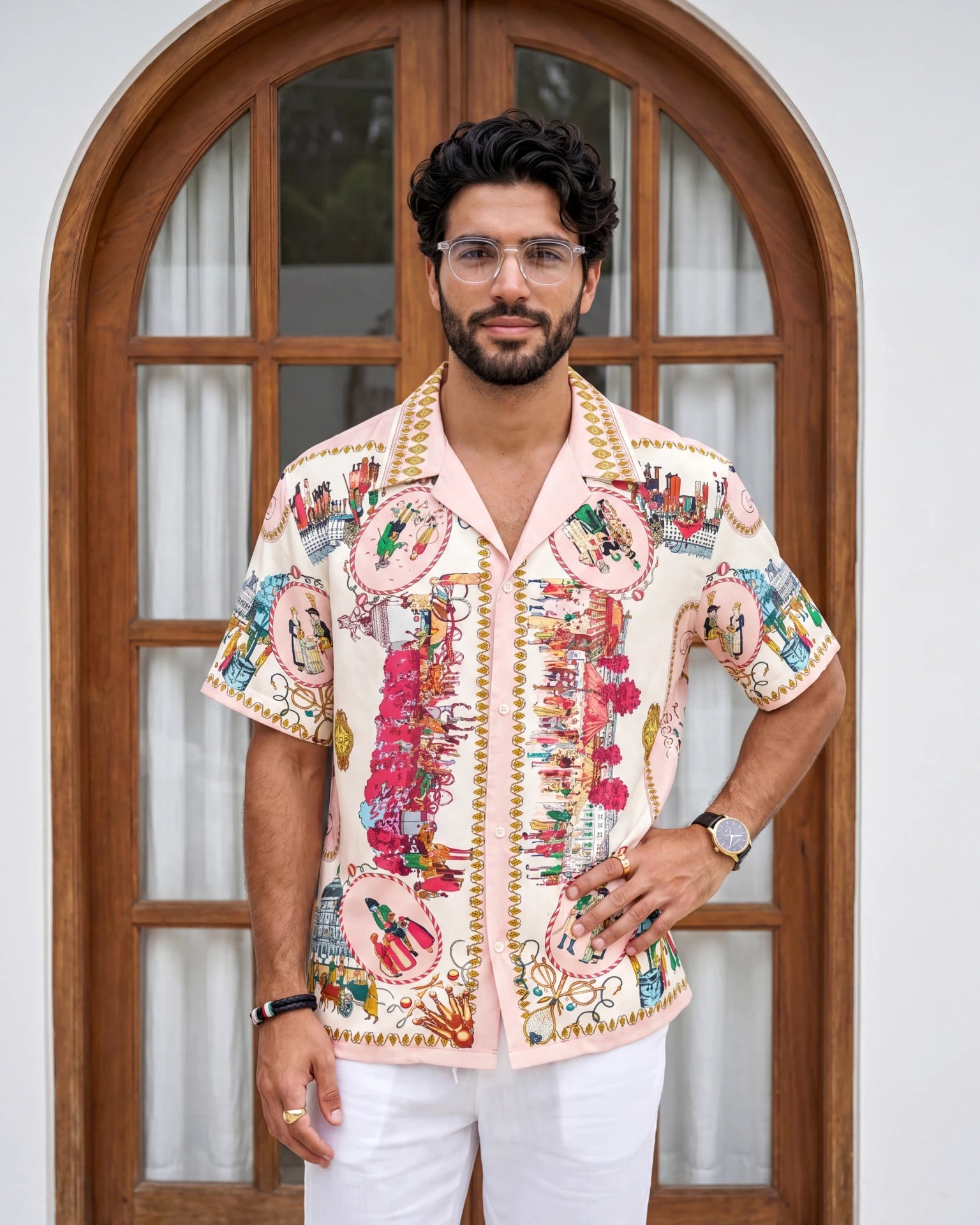 Men Relaxed Fit Fit Printed Casual Shirt