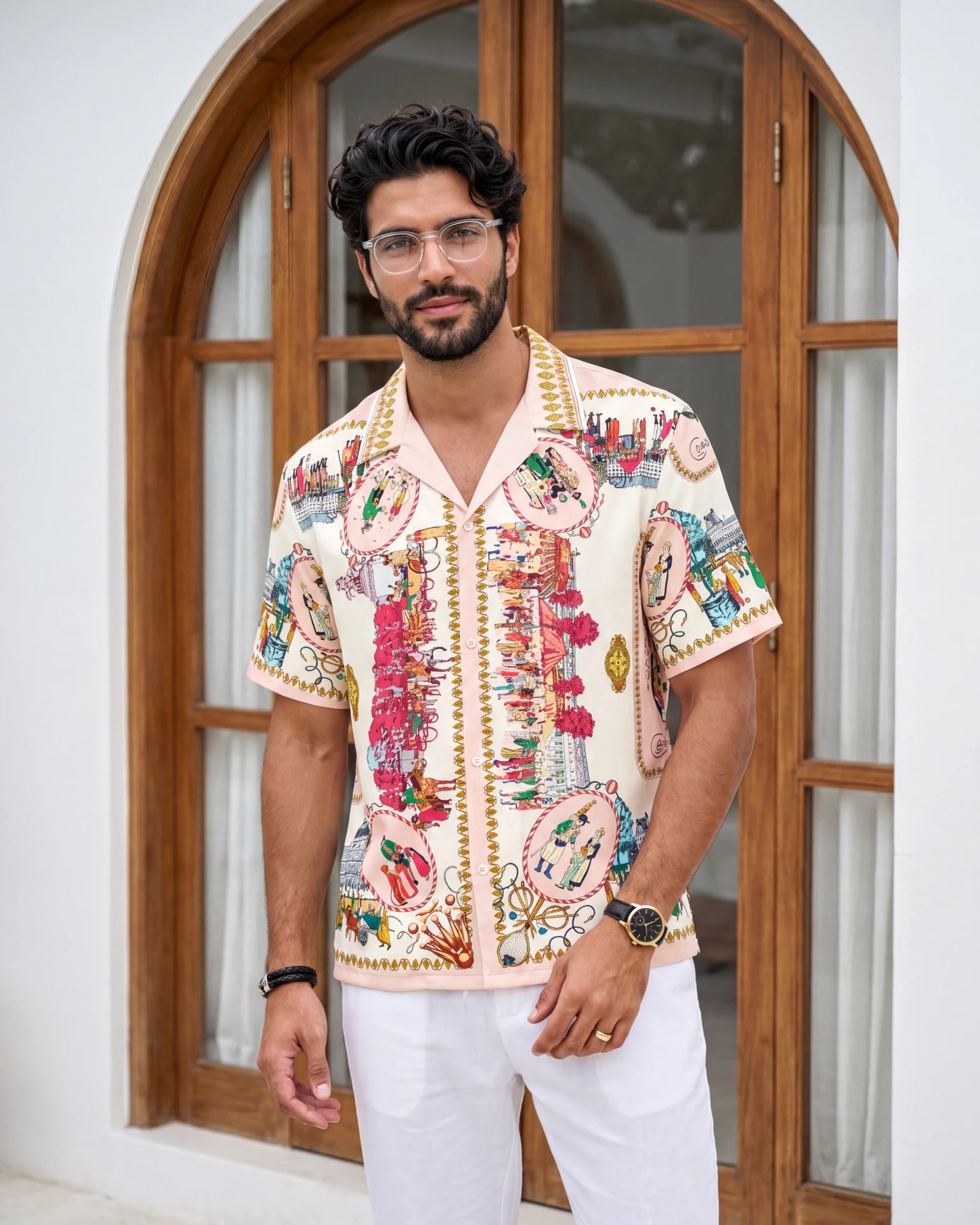Men Relaxed Fit Fit Printed Casual Shirt