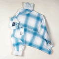 Blue Men Regular Fit Checkered Spread Collar Casual Shirt